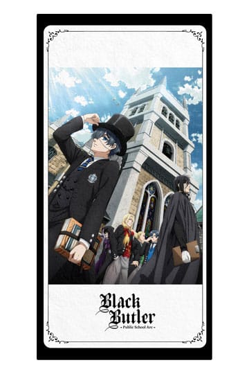 Black Butler: asciugamano arco della scuola pubblica Ciel e Sebastian 150 x 75 cm