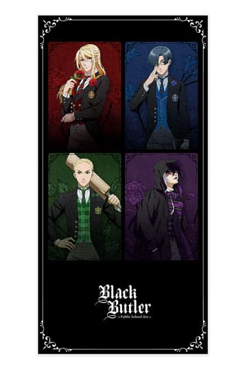 Black Butler: Public School Arc Håndkle Prefekten Four / P4 150 x 75 cm