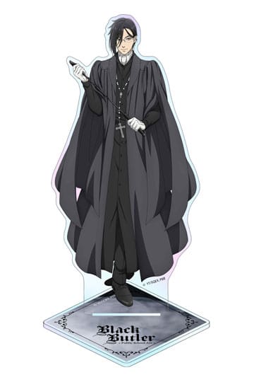 Supporto acrilico Black Butler Sebastian Olografico 14 cm