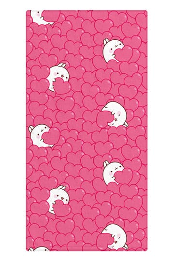 Molang Håndklædehjerter 150 x 75 cm