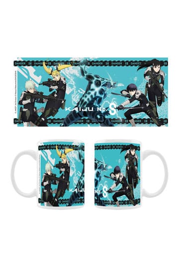 Kaiju No. 8 Keramisk Mugg Kaiju No. 8, Reno Ichikawa, Soshiro Hoshina, Mina Ashira, Kikoru Shinomiya Säsong 2