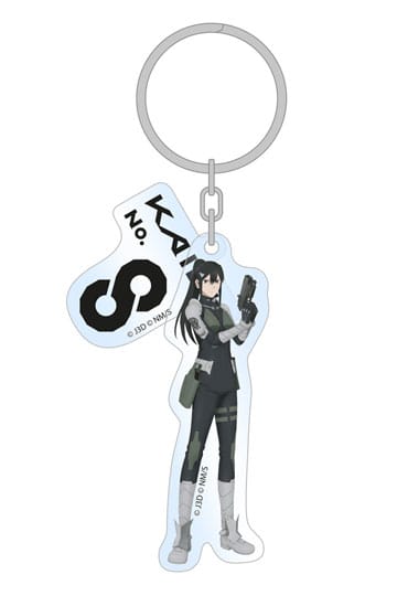 Llavero Acrílico Kaiju No. 8 Mina Ashiro Temporada 2 Holográfico 7 cm