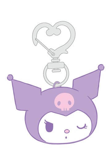 Portachiavi in peluche Sanrio Kuromi