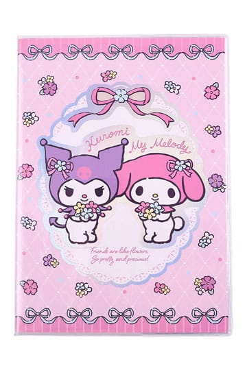 Sanrio Defter Kuromi & My Melody Pastel Çiçek Holografik Damalı