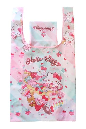 Sanrio Tote Bag Hello Kitty Snack And Sweet Foldable