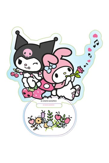 Sanrio Acrylic Stand Kuromi & My Melody Holographic 6 cm