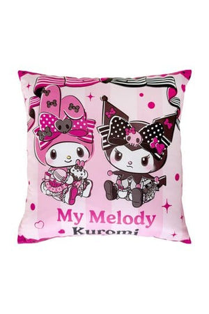 Cuscino Sanrio Rosa Nero Serie Party Kuromi & My Melody 35 x 35 cm