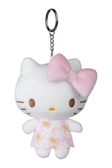 Sanrio Pluche Sleutelhanger Hello Kitty Botercrème 12 cm