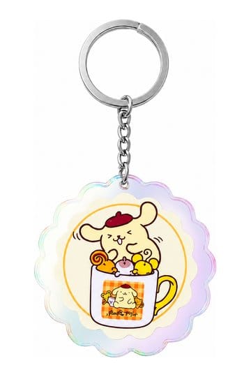 Sanrio Akryl nøglering Pompompurin 30 års jubilæum Squishy Cute Purin 01