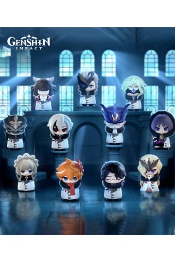 Genshin Impact Mini Figurer Fatui Harbingers Chibi Design 7 cm Blind Box Display (9)