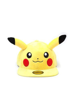 Pokémon Plush Snapback Cap verlegen Pikachu