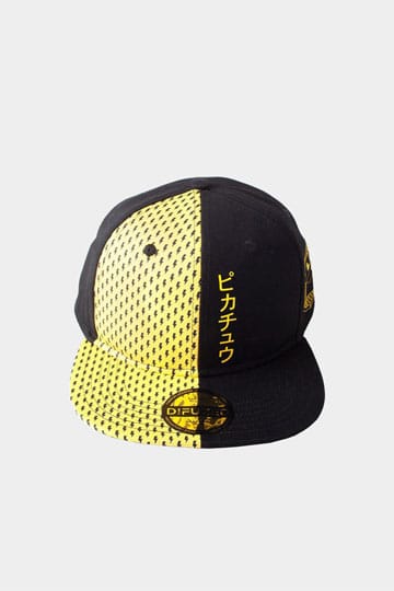 Pokemon Snapback Cap Block Pikachu