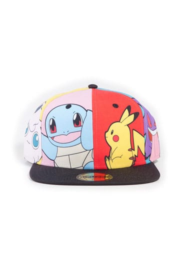 Pokemon Snapback Cap Multi Pop Art