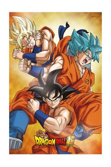 Dragon Ball Super Póster 3D Champa Goku 38 x 58 cm