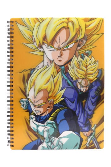 Dragon Ball Notebook with 3D-Effect Saiyans