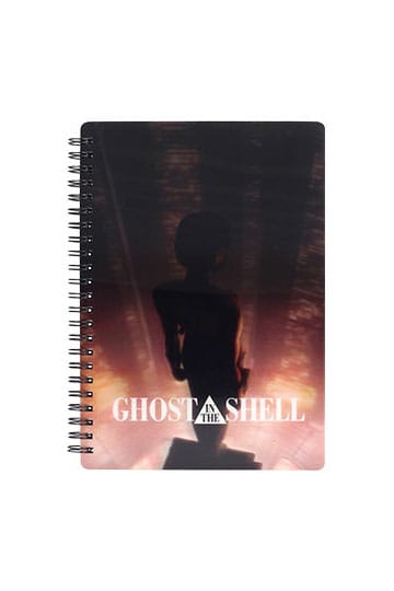 Ghost in the Shell Notebook with 3D-Effect Motoko Kusanagi Art