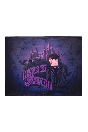 Mercoledì Tappetino per interni Nevermore Academy 80 x 60 cm