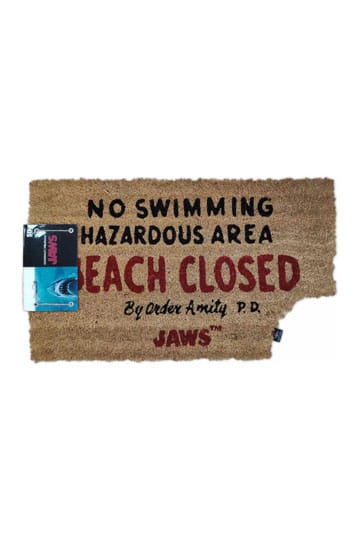 Jaws Doormat Beach Closed 40 x 60 cm