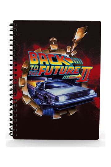 Back to the Future II Notebook with 3D-Effect Poster