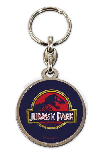 Jurassic Park Metal Keychain Movie Logo 7 cm