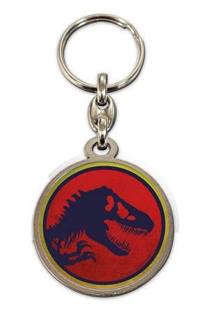 Jurassic Park Metal Keychain Logo 7 cm