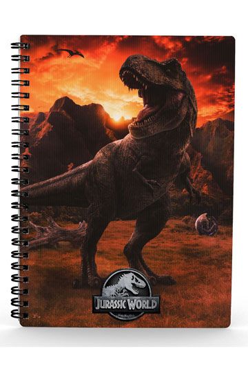 Jurassic World Notebook with 3D-Effect Into The Wild