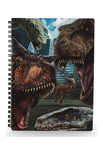 Jurassic World Notebook with 3D-Effect Selfie