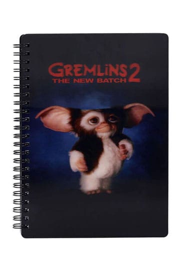 Gremlins Notebook with 3D-Effect Gremlins Black