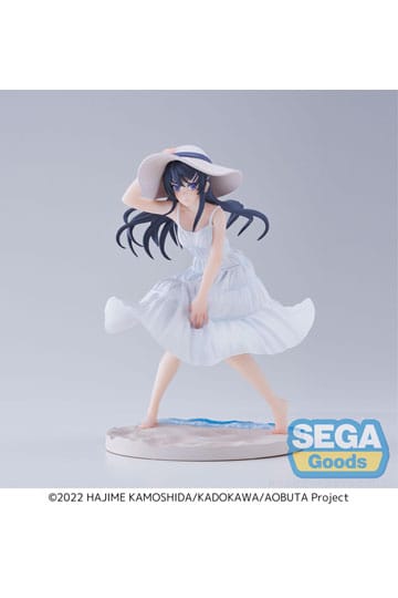 Rascal Does Not Dream of a Bunny Girl Senpai Luminasta PVC Statue Mai Sakurajima Summer Dress 17 cm