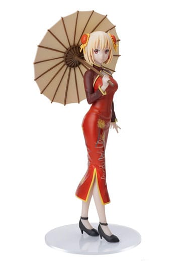 Lycoris retroil luminasta estatua de pvc chisato nishikigi china estilo 19 cm