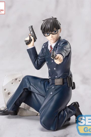 Blauer Exorzist Shimane Illuminati Saga Xross Link PVC-Statue Yukio Okumura 14 cm