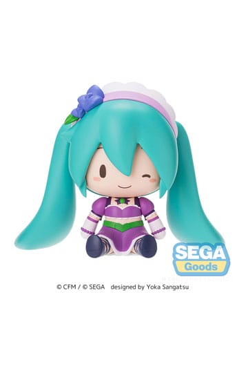 Character Vocal Series 01: Hatsune Miku Fuwa Petit Chibi Figur Hatsune Miku x Love and Berry Dress Up and Dance! Funkelndes Lila 8 cm