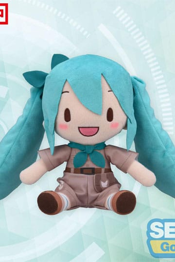 Hatsune miku fuwa petit plush figur hatsune miku går ud serien zoo ver. M 22 cm