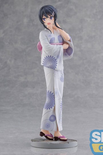 Rascal no sueña con la conejita Senpai Luminasta Estatua de PVC Mai Sakurajima Yukata 22 cm
