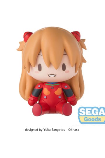 Evangelion: New Theatrical Edition Fuwa Petit Chibi Figur Asuka Plug Suit 8 cm