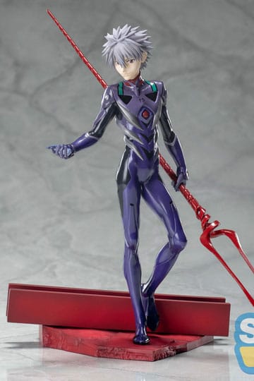 Evangelion: 3.0+1.0 Tri puta u jednom vremenu Luminasta PVC statua Kaworu Nagisa x Longinusovo koplje 21 cm