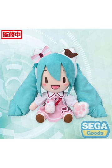 Character Vocal Series 01: Hatsune Miku Fuwa Petit Plush Figure Hatsune Miku Theme Park Ver. M 25 cm