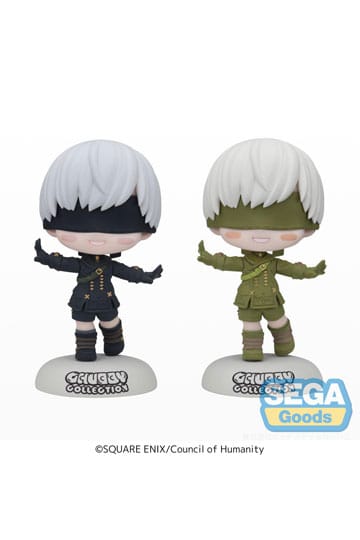 NieR:Automata Chubby Collection PVC Statue Petit Figure NieR:Automata Ver1.1a 9S (EX) 7 cm