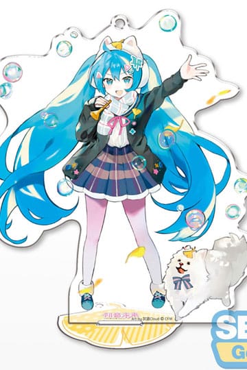 Hatsune Miku Acrylic Stand Hatsune Miku Key Chain HUILANCloud Ver. 14 cm