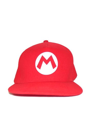 Super Mario Snapback Cap Mario Badge