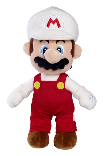 Super Mario Plush Figure Feuer Mario 30 cm