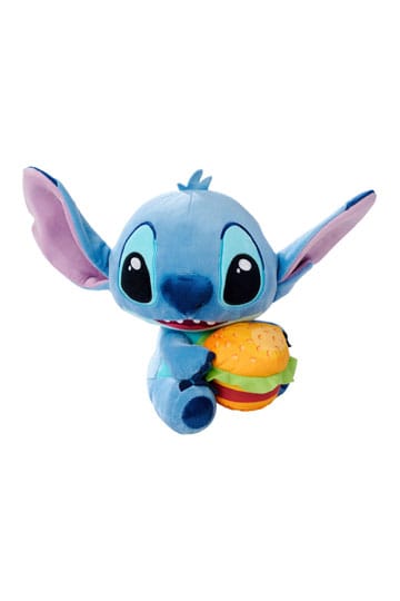 Lilo & Stitch Plush Figure Stitch with Burger 25 cm