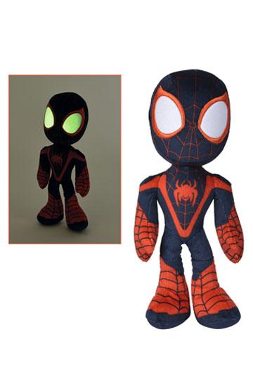 Marvel Plush Figure Glow In The Dark Eyes Miles Morales 25 cm