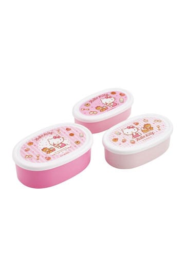 Hello Kitty Set of 3 Lunch Box Sweety pink