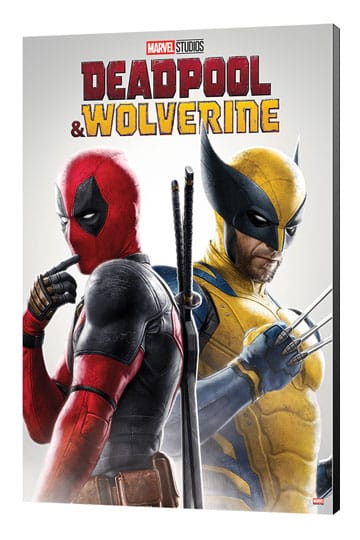 Marvel Wooden Wall Art Deadpool & Wolverine 02 mejores amigos 35 x 50 cm