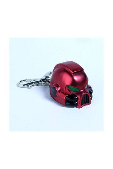 Warhammer 40K Metal Keychain Space Marine MKVII CASHET Blood Angels