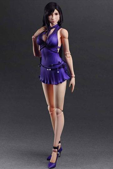 Final Fantasy VII remake Play Arts Kai Akcijska figura Tifa Lockhart Dress ver. 25 cm