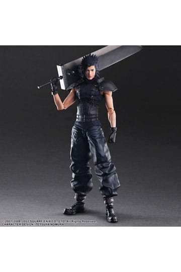 Final Fantasy VII kriza Core Reunion Play Arts Kai Action figura Zack Fair Soldier 1. klasa 27 cm