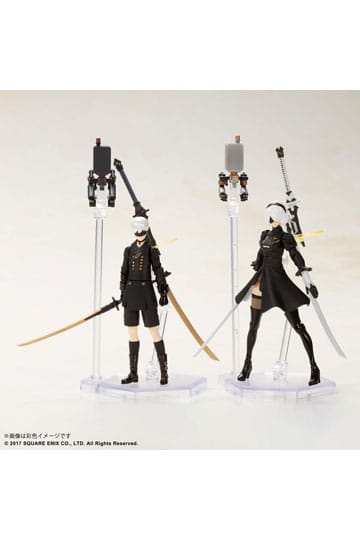 Nier Automata Aksiyon Figürleri Plastik Model Kiti 2B & 9S 7 Cm