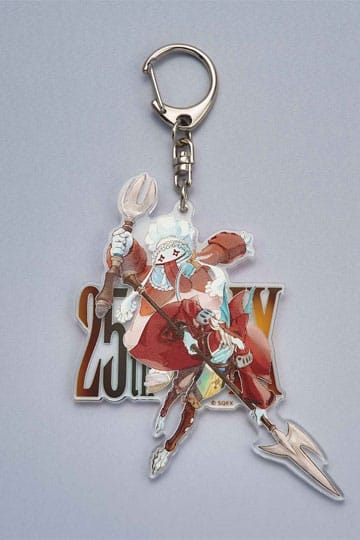 Porte-clés acrylique Final Fantasy IX 25e anniversaire Quina & Freija